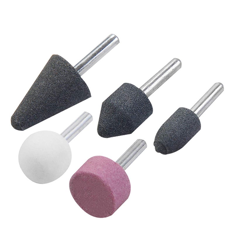 KSEIBI 689052 Grinding Stone Set of 10 Pc Stone Rotary Grinding Bits with 1/4 Inch and 1/8 Inch Shank - Image 1